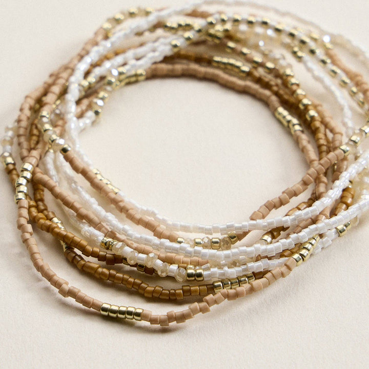 Seed Bead Stretch Bracelet Set | Stackable Bracelets
