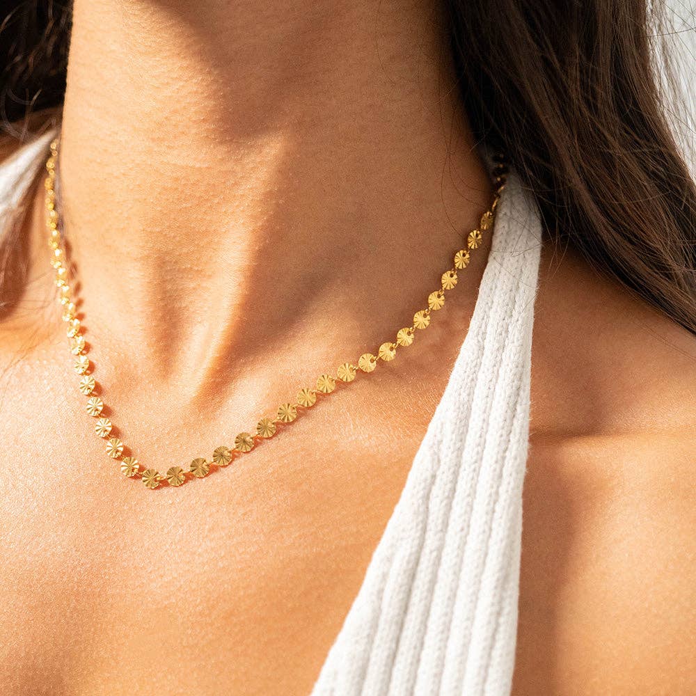 The Sunburst Chain Necklace