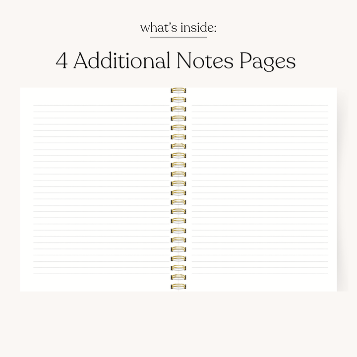 Floral Undated Planner