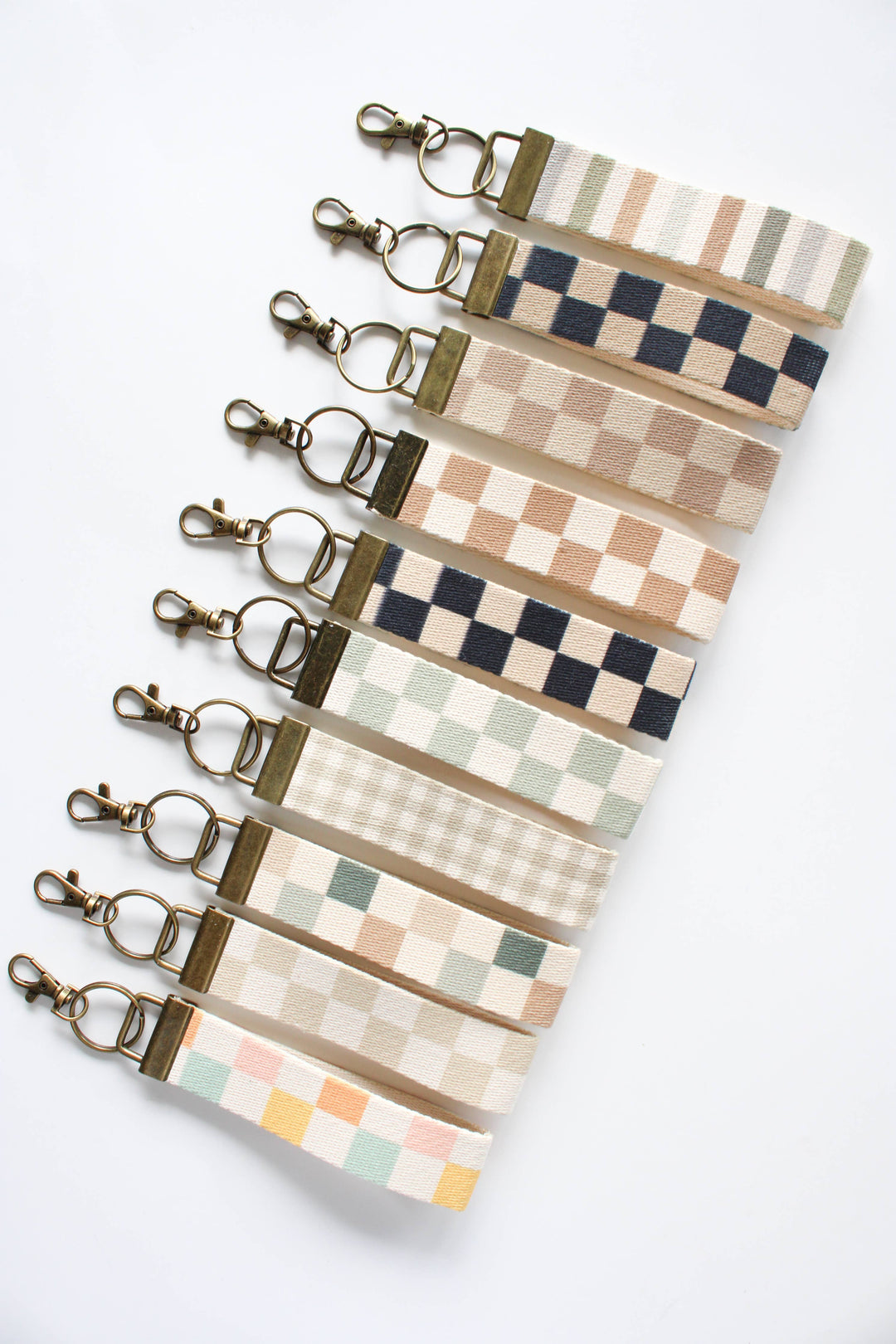 Canvas Wrist Keychain Lanyard, Key Wristlet