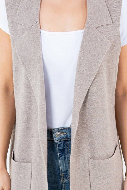 The Ellington Vest Cardigan