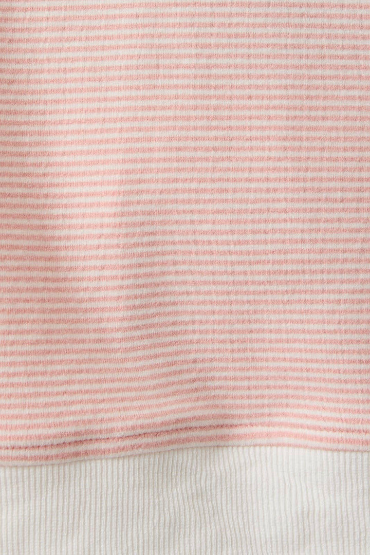 The Sage Cream Stripe Shorts