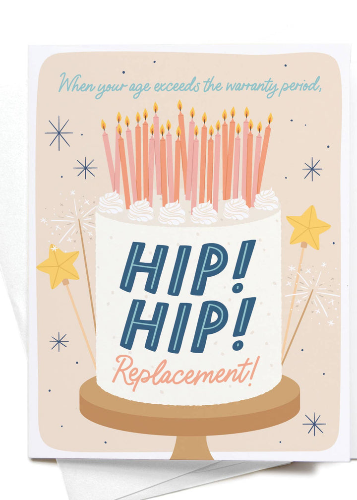 Hip Hip Replacement Greeting Card