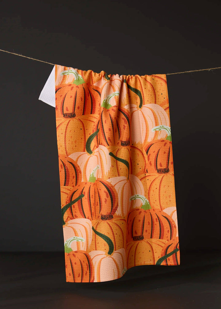 Rows of Gourds Tea Towel