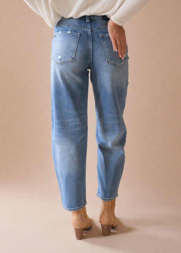 The Perfect Fit Barrel Jean