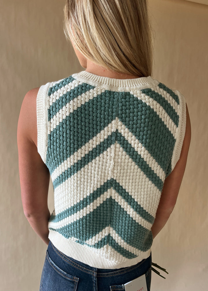 Lilly Chevron Sweater Vest