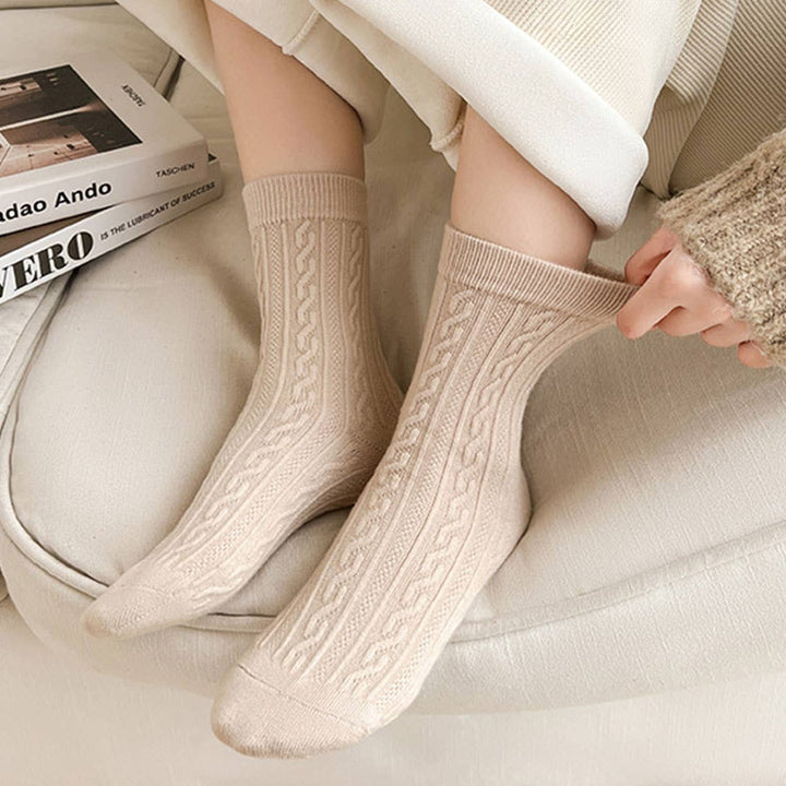 Cashmere Socks in Khaki