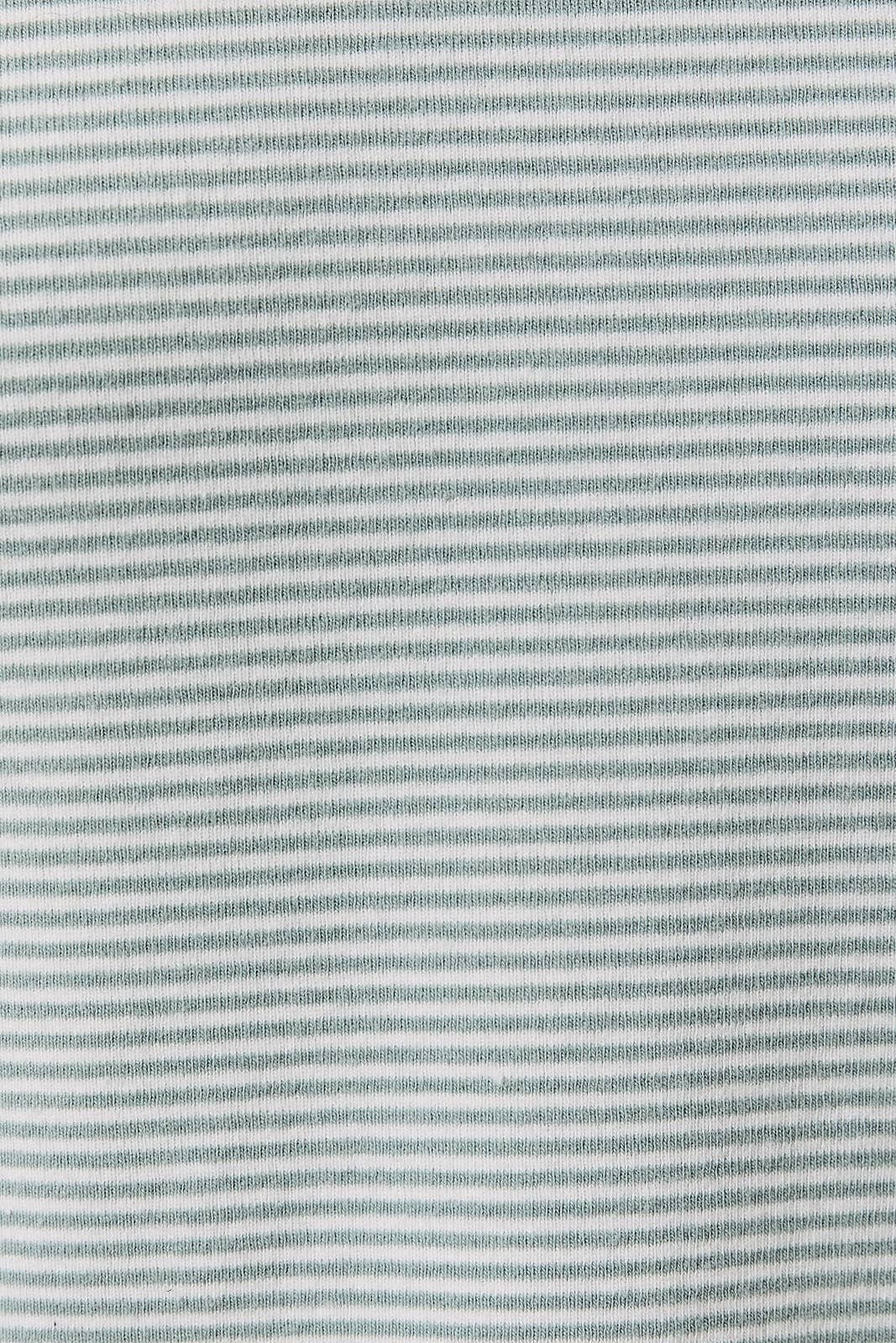 The Sage Cream Stripe Shorts