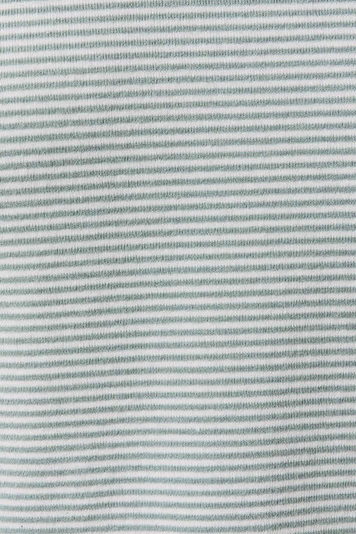 The Sage Cream Stripe Shorts