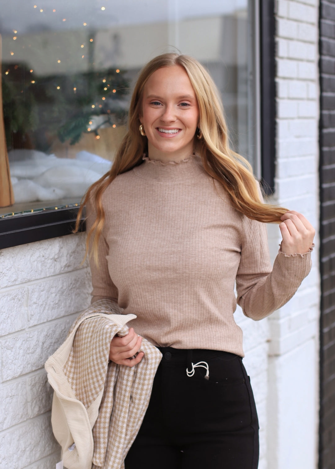 The Tawnyridge Mock Neck Top