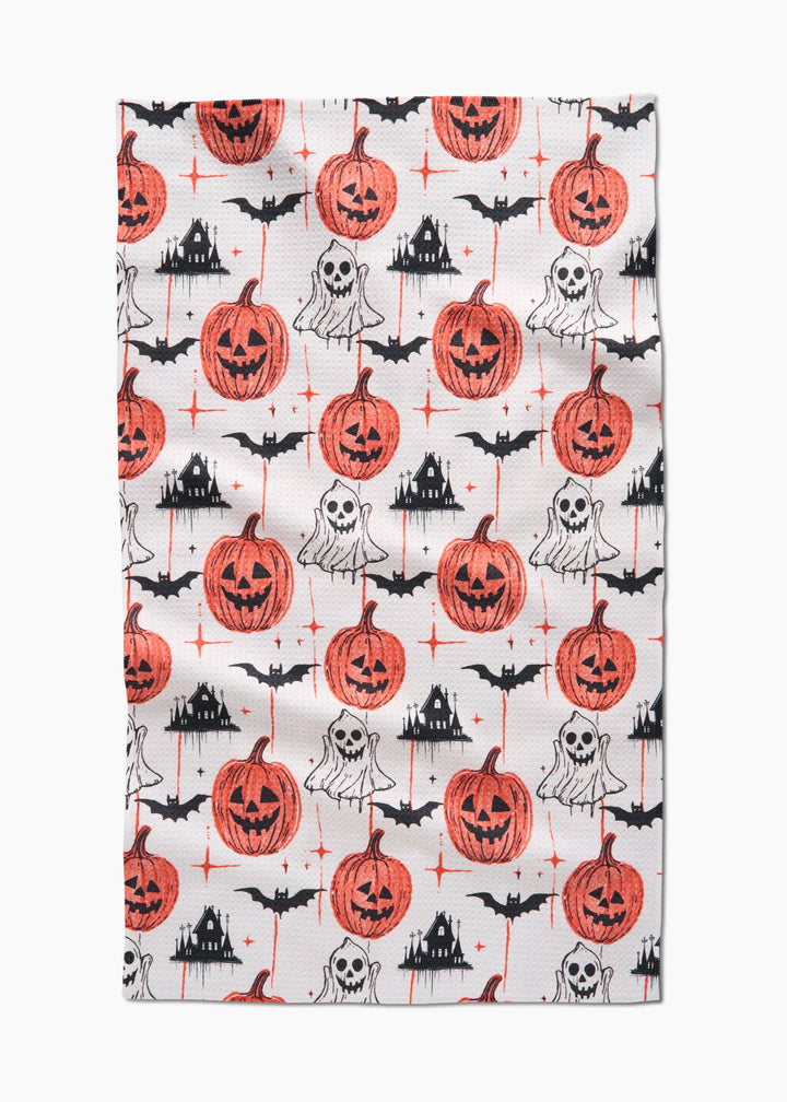Halloween Is Here Tea Towel