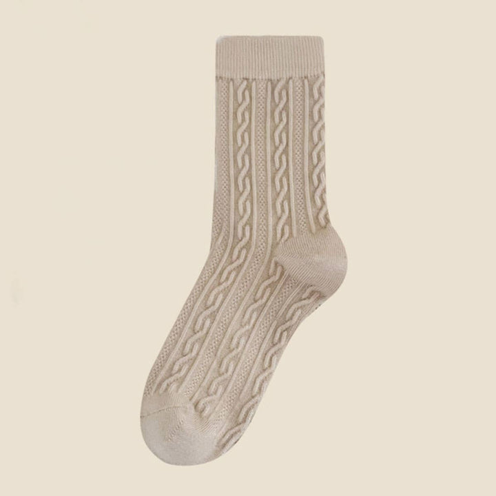Cashmere Socks in Beige