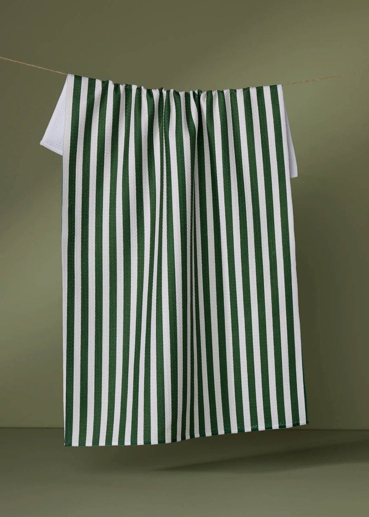 Ribbon Green Tea Towel