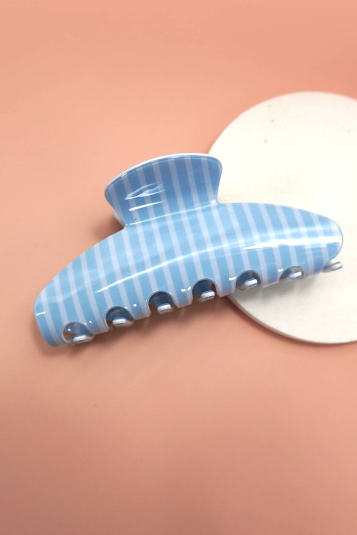 The Pinstripe Jumbo Hair Claw