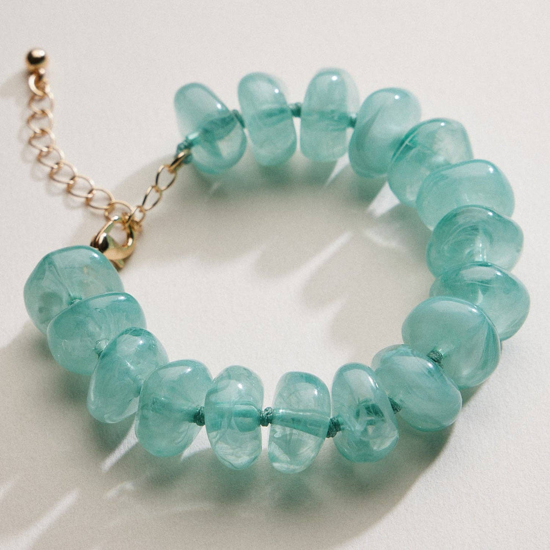 Natural Stone Beaded Bracelet – Green