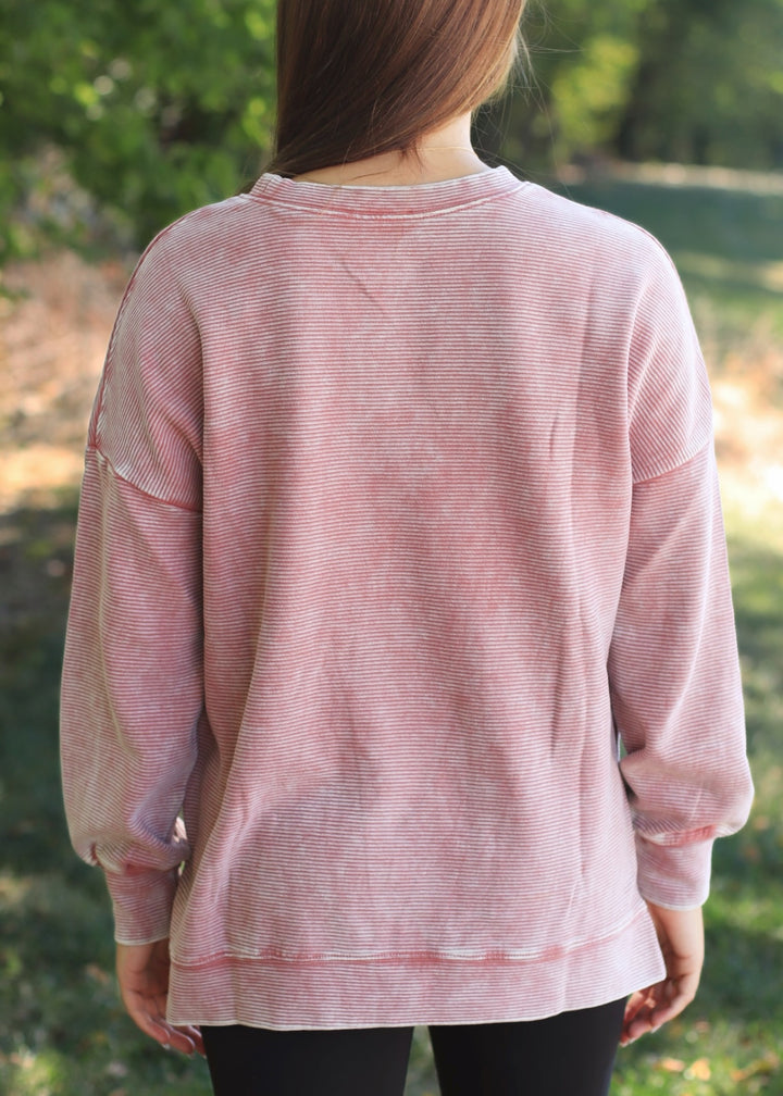 Winter Rose Pullover