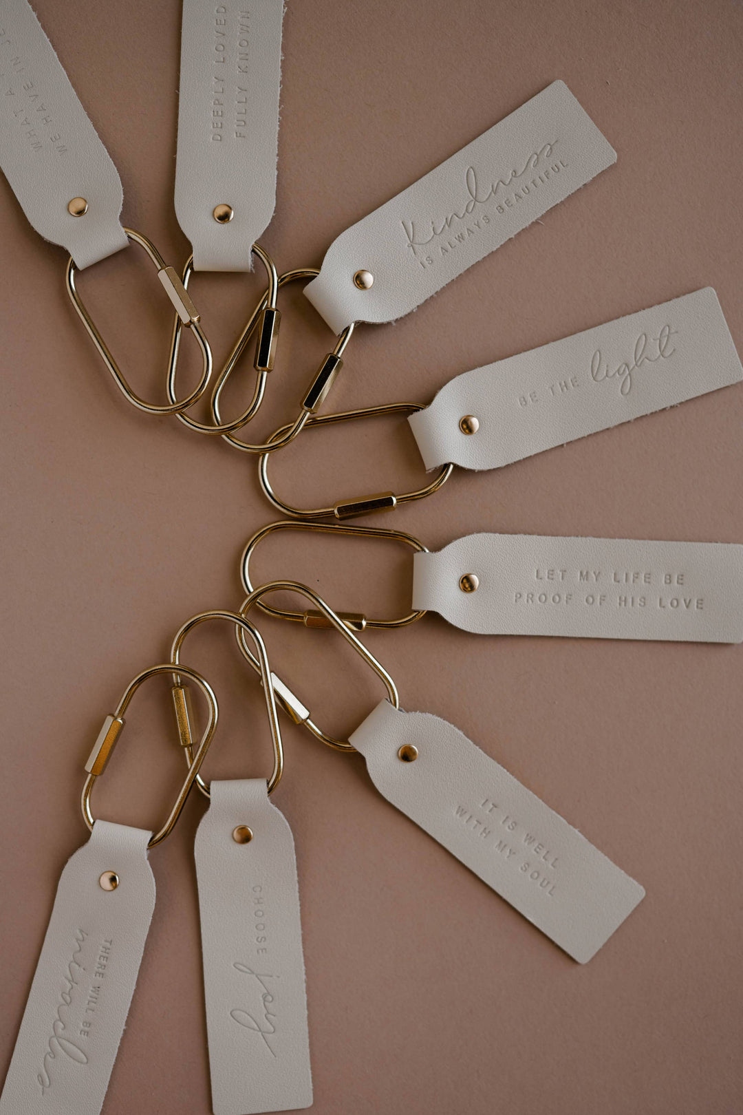 It Is Well Blonde Key Fob | Christian Keychain
