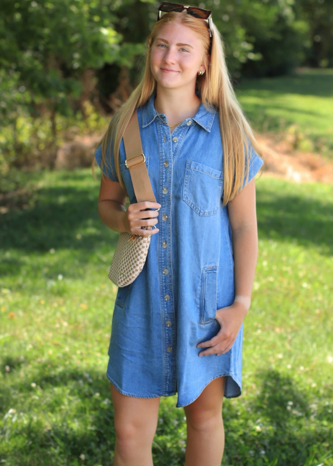 The Brielle Lyocell Shirt Dress