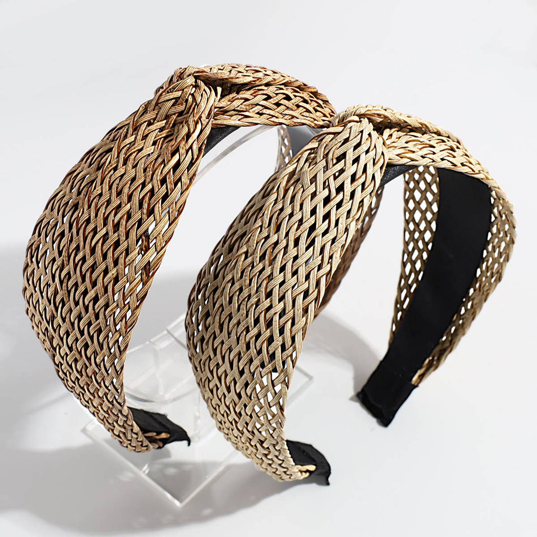 Simple Knotted Braided Headband