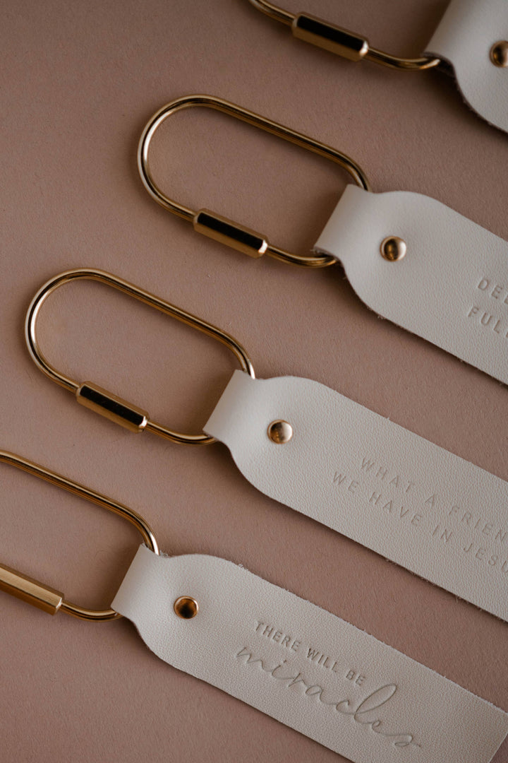 It Is Well Blonde Key Fob | Christian Keychain