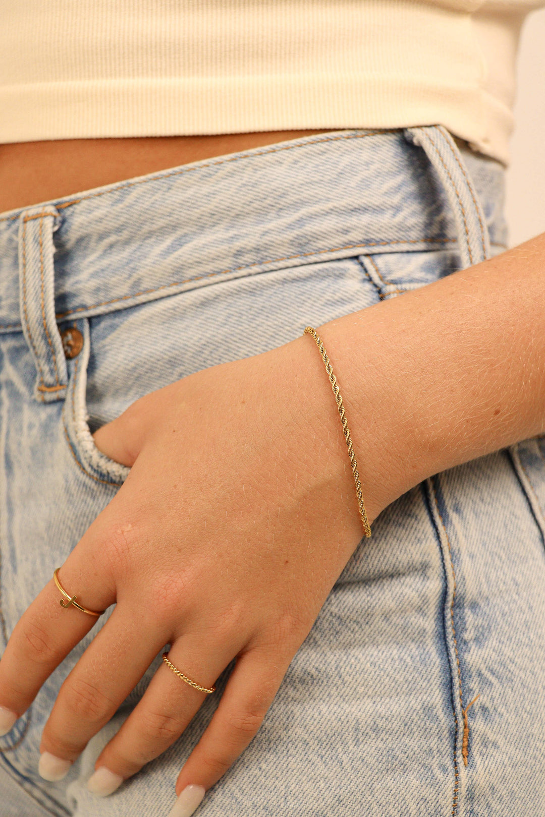 Classic Rope Chain Bracelet