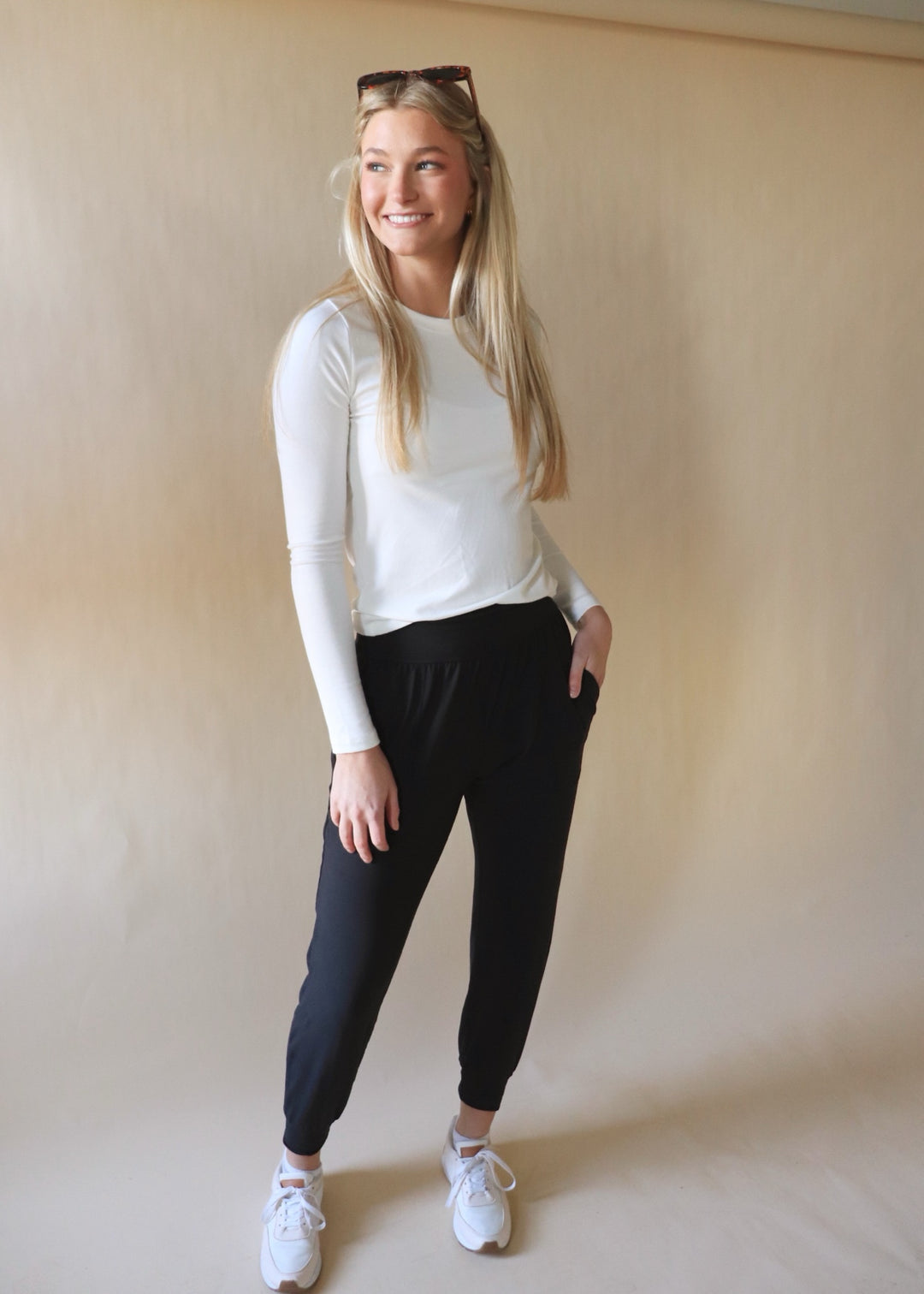 Butter Soft Joggers in Black