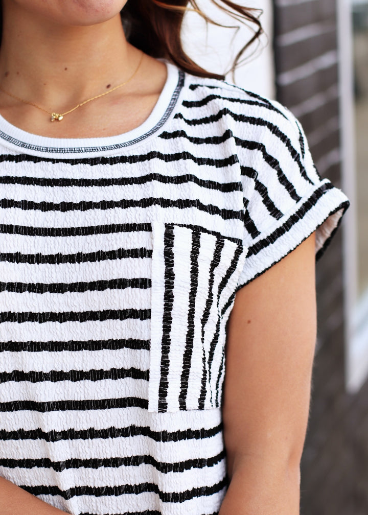 RESTOCK The Check Mate T-Shirt Dress