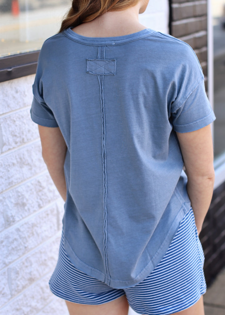 The Slate Essential Seam Top