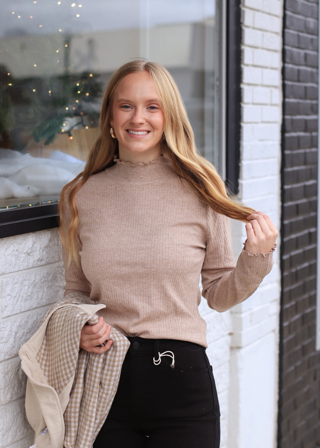 The Tawnyridge Mock Neck Top