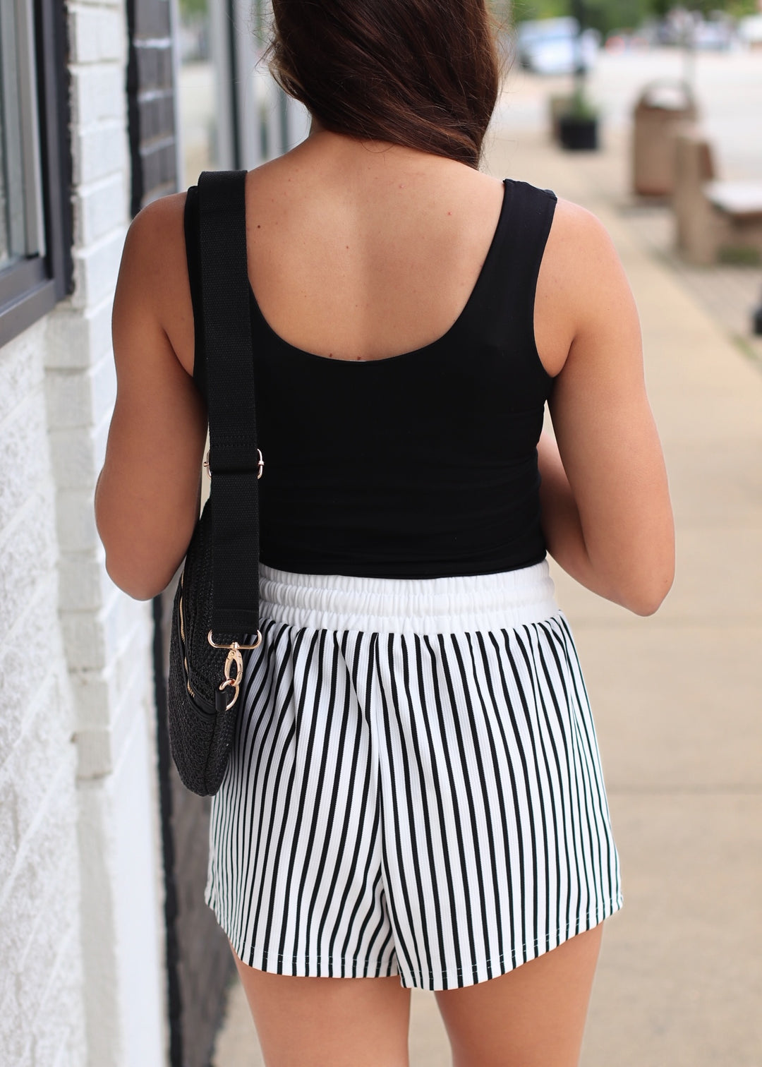 Clean Line Sweet Heart Tank in Black