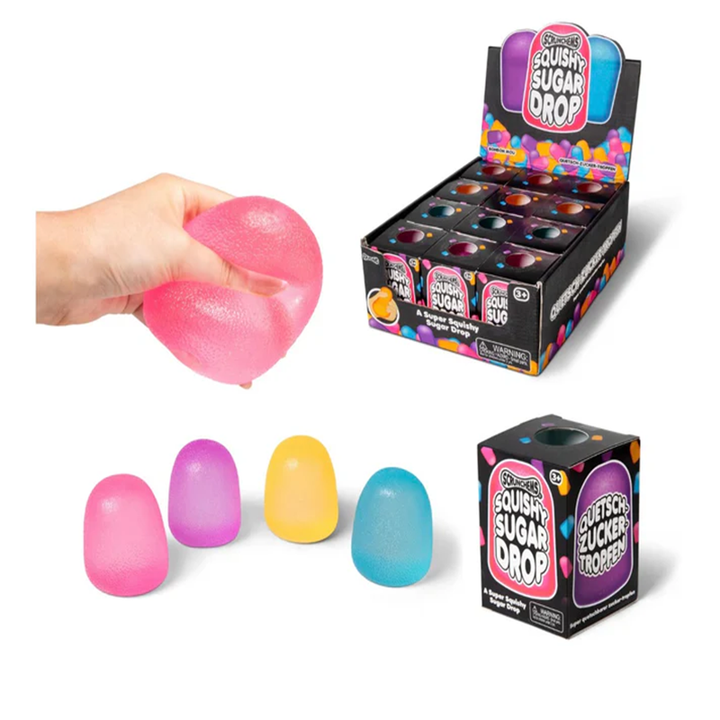 Scrunchems® Squishy Sugar Drop Fidget Toy Assorted