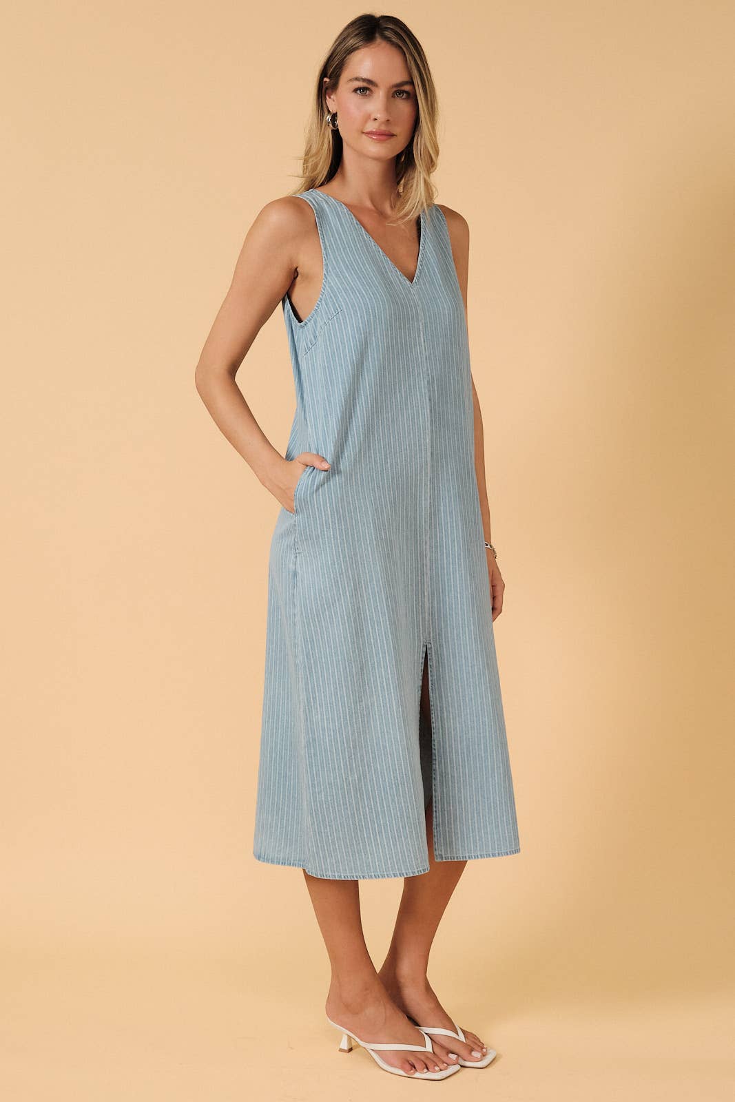 The Lakeside Stripe Midi