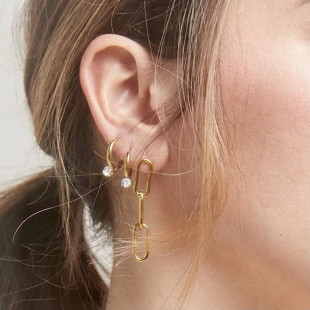 The Elemental Zircon Drop Earrings