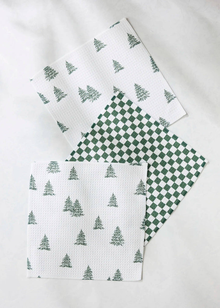 Claret Dishcloth Set