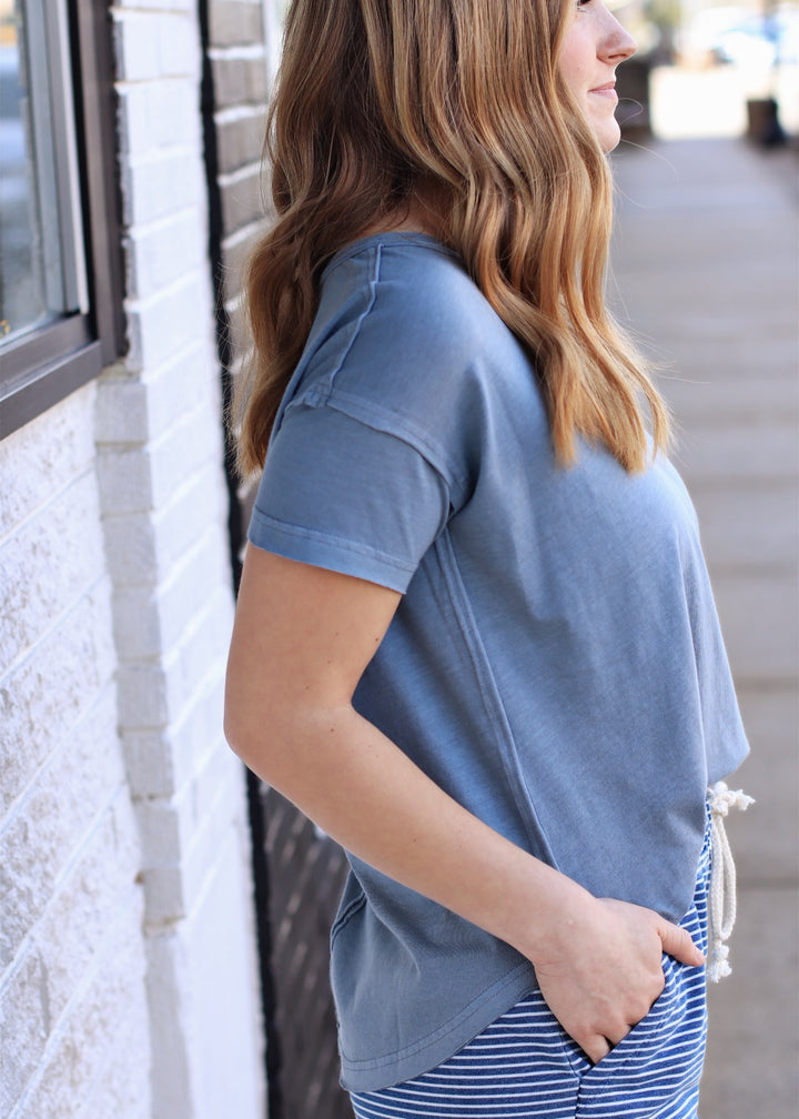The Slate Essential Seam Top
