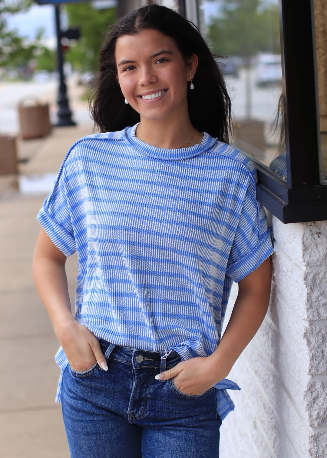 The Skye Ridge Stripe Top