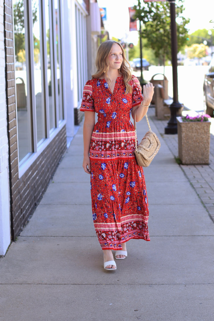 The Kaydree Dress in Hearth Rose