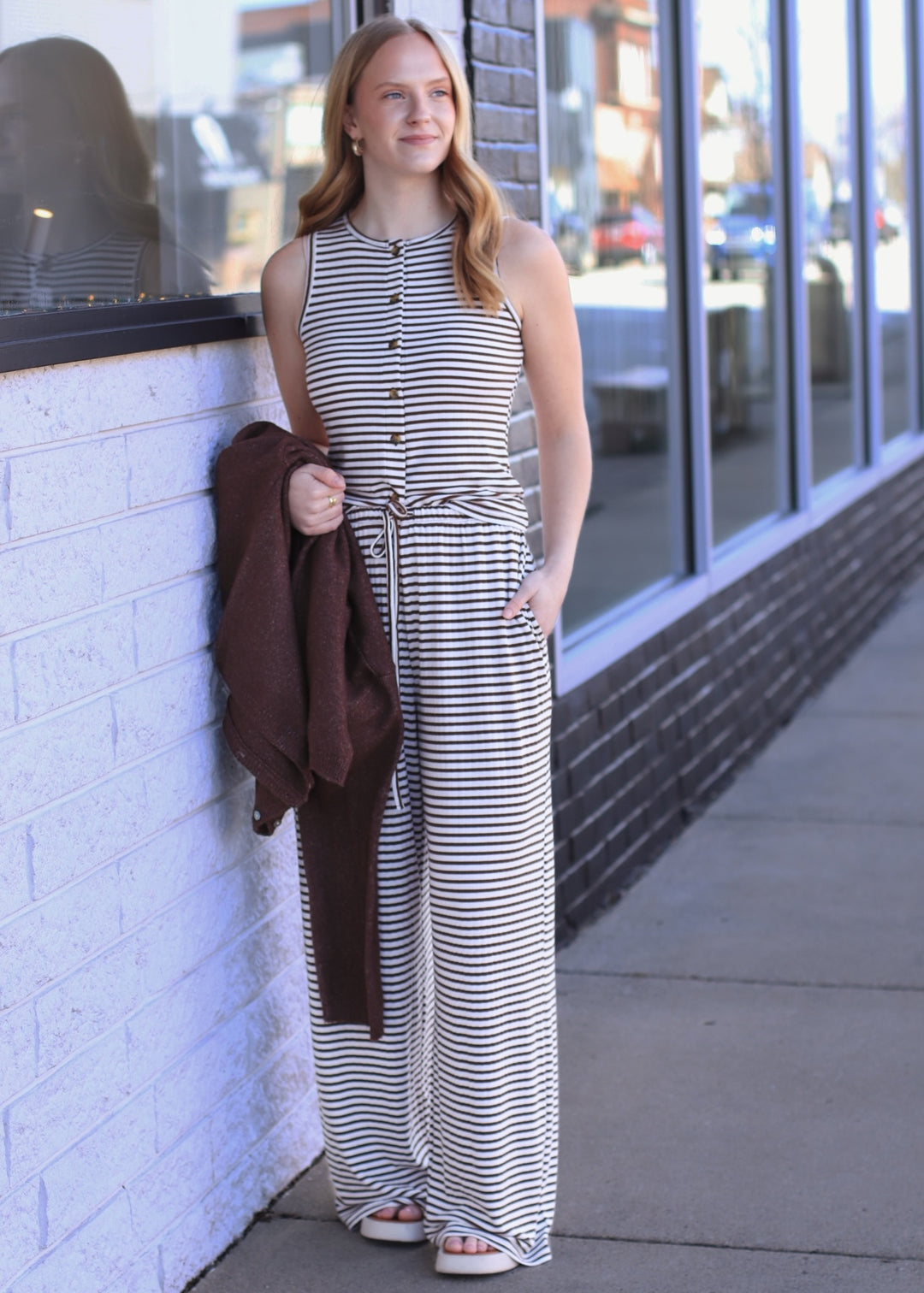 Teddy Stripe Pants