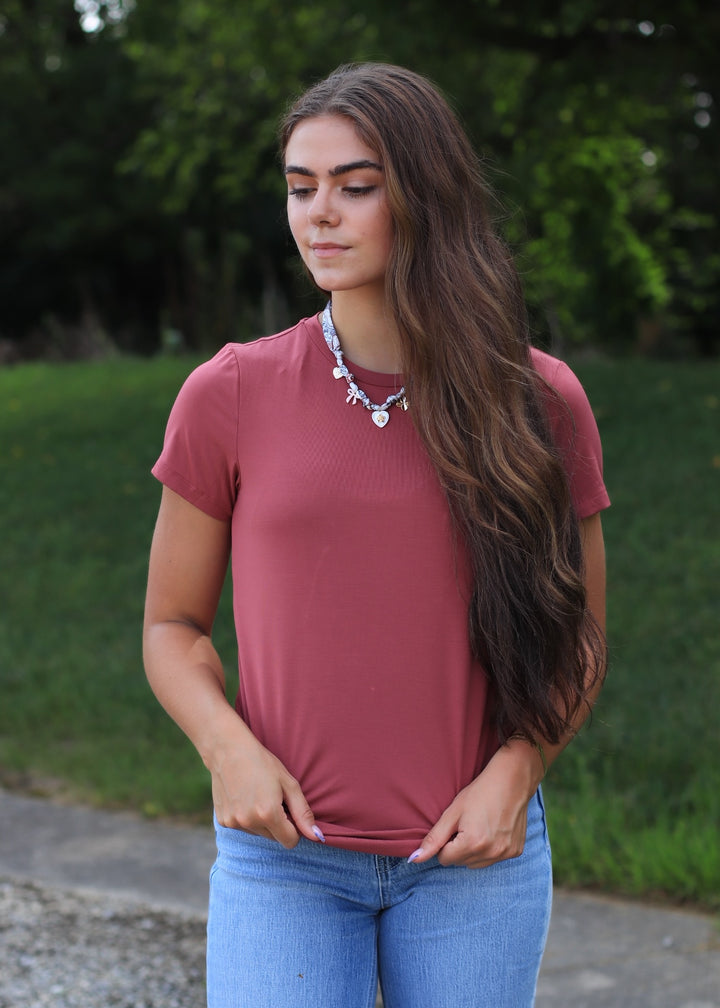 The Cloud Bamboo Tee in White