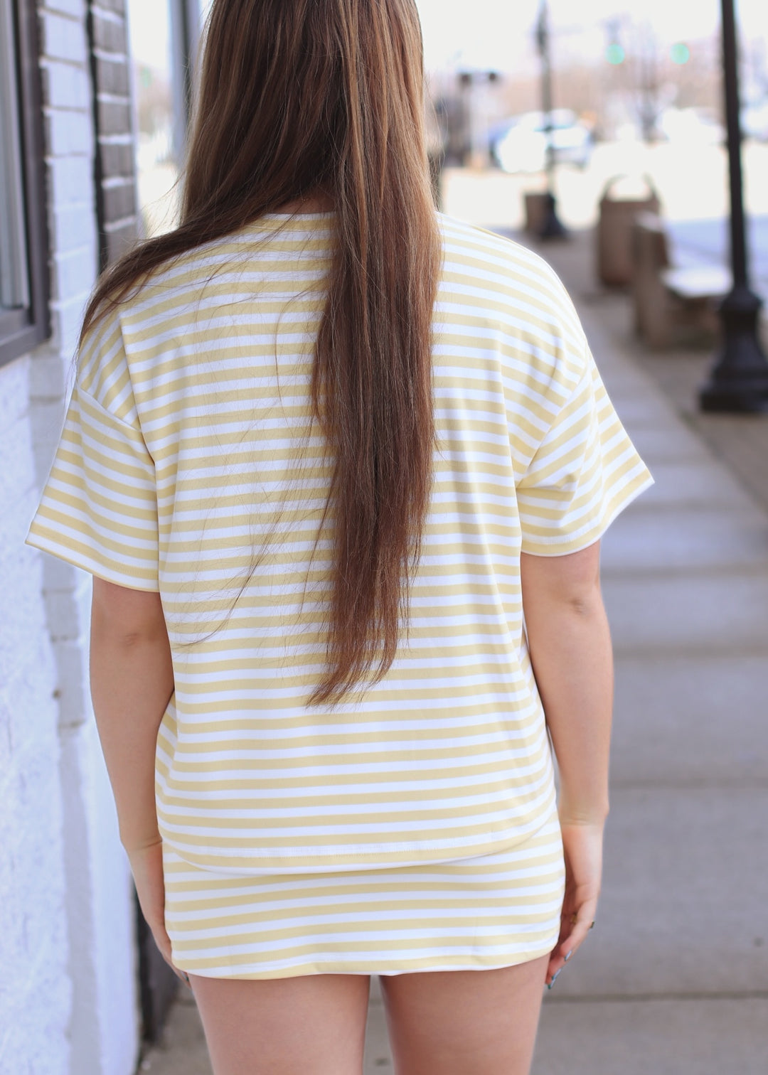 The Buttercream Stripe Skort