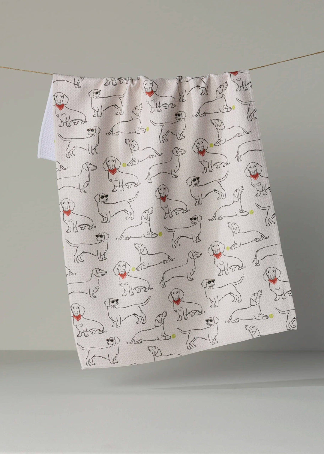 Doxie Pals Tea Towel