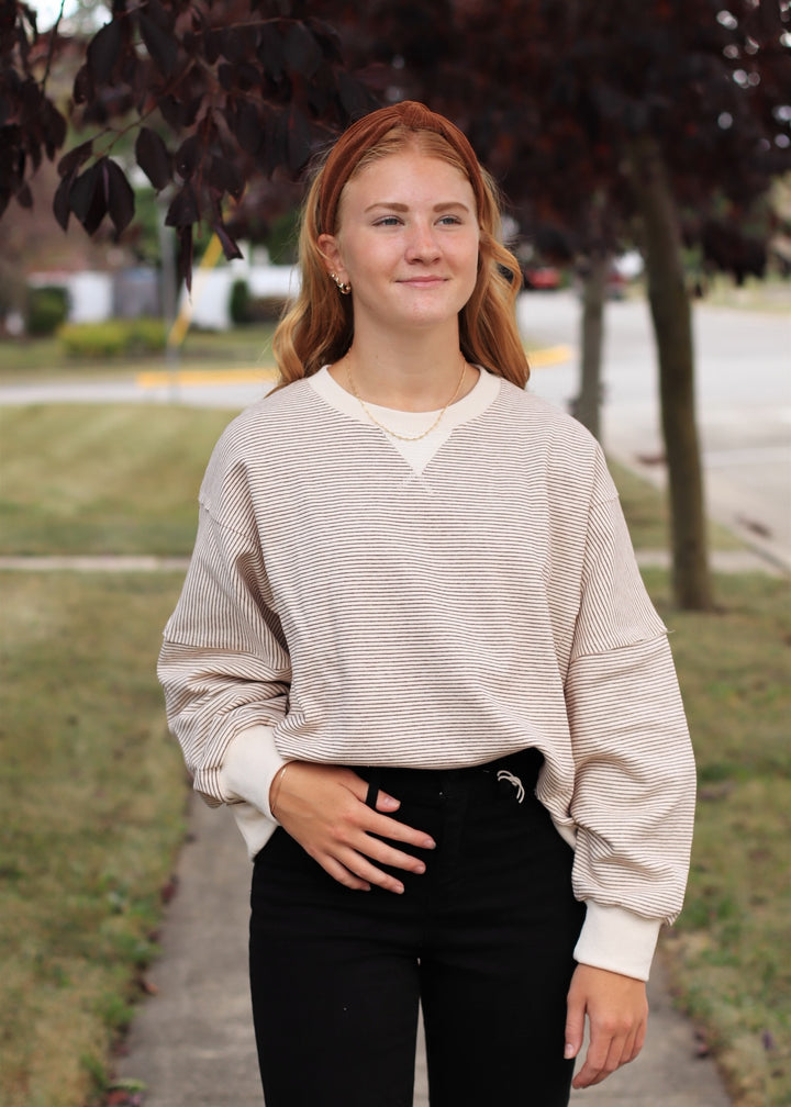 The Ecru Camel Pullover
