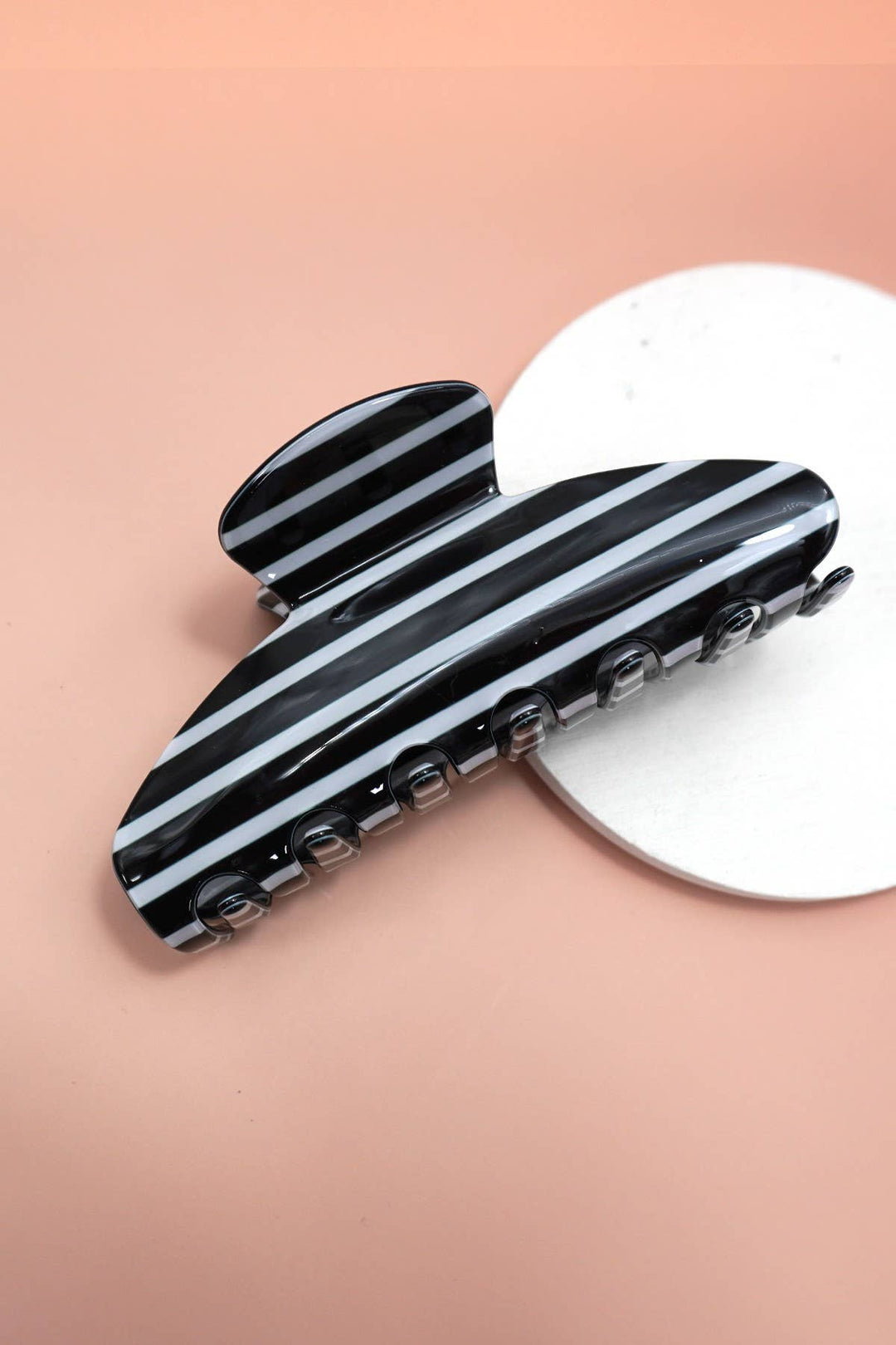 The Pinstripe Jumbo Hair Claw