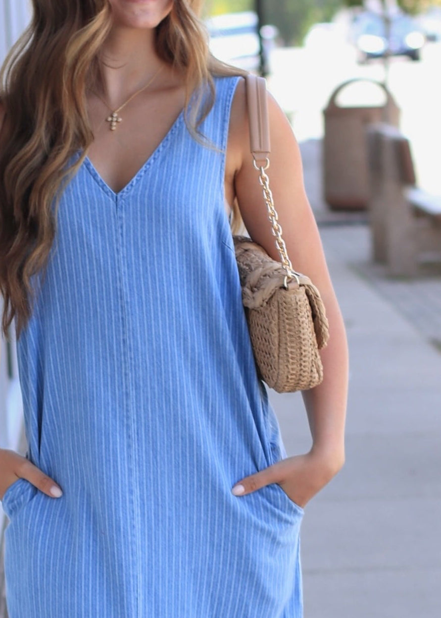The Lakeside Stripe Midi