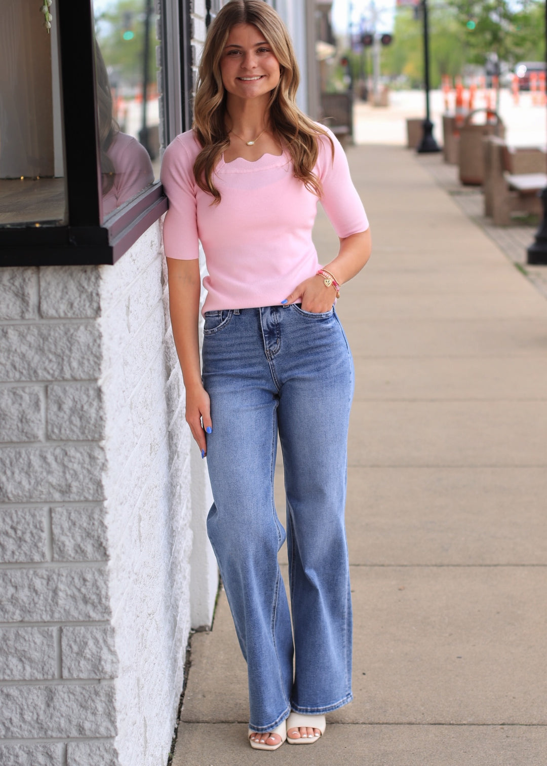 The Sweetheart Charm Knit Top