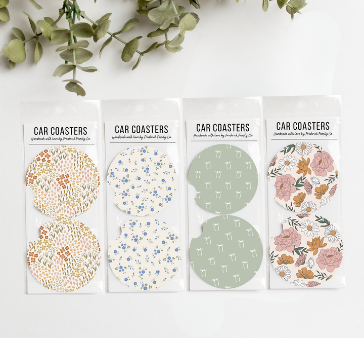 Car Coasters, Set of 2 Car Coasters