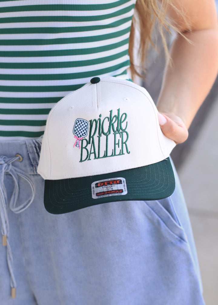 Pickleballer Embroidered Hat