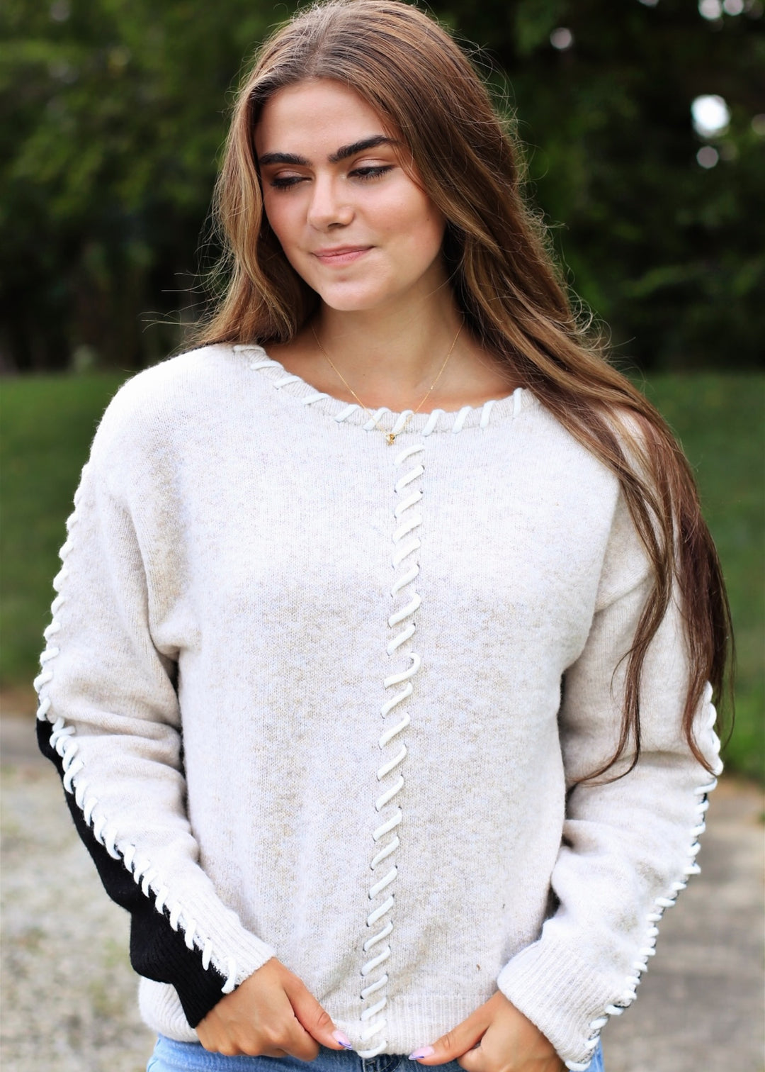 The Tessa Whipstitch Sweater