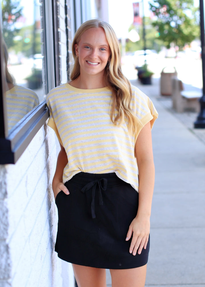 The Trailside Scuba Skort in Black
