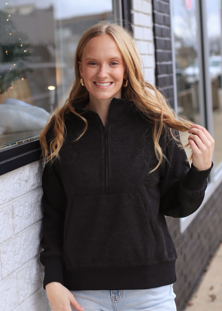 The Emberlane Knit Half-Zip Top